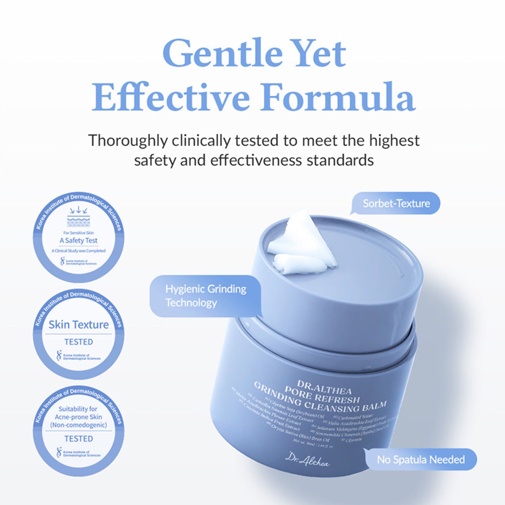 Dr.Althea Pore Refresh Grinding Cleansing Balm: Oil-to-Foam Pore Cleanser for Blackheads - Distacart