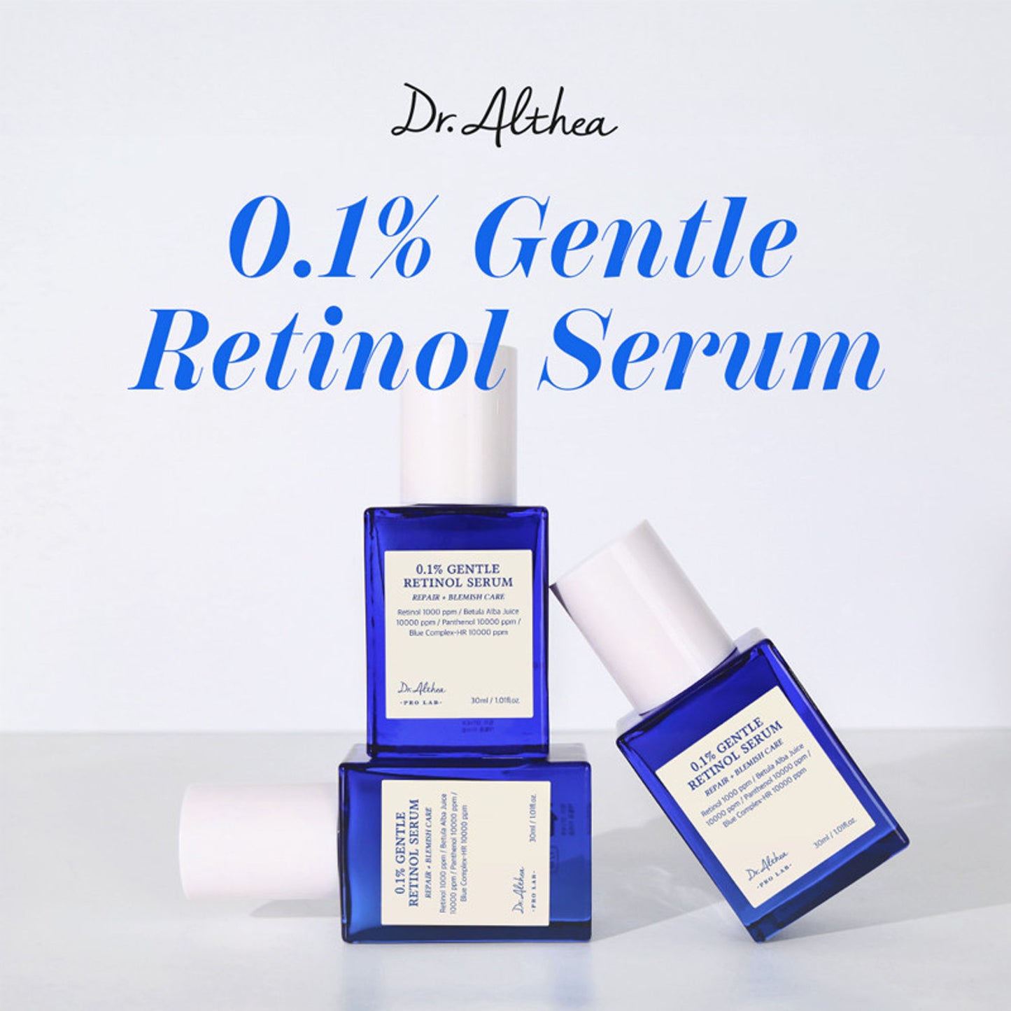 Dr.Althea 0.1 Gentle Retinol Serum: Low-Concentration Anti-Aging Serum for Fine Lines - Distacart
