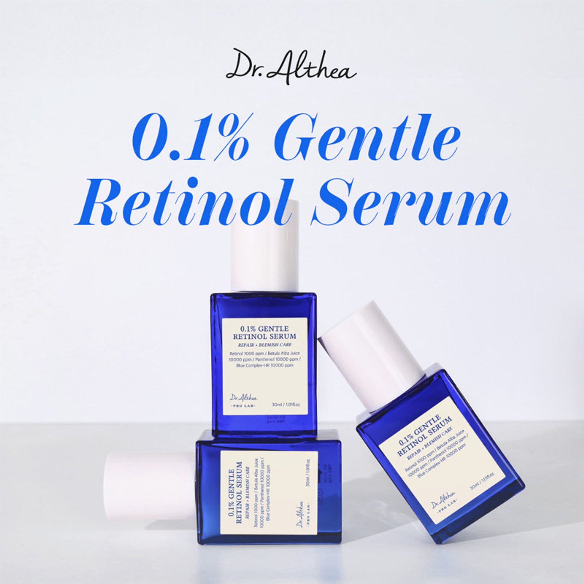 Dr.Althea 0.1 Gentle Retinol Serum: Low-Concentration Anti-Aging Serum for Fine Lines - Distacart