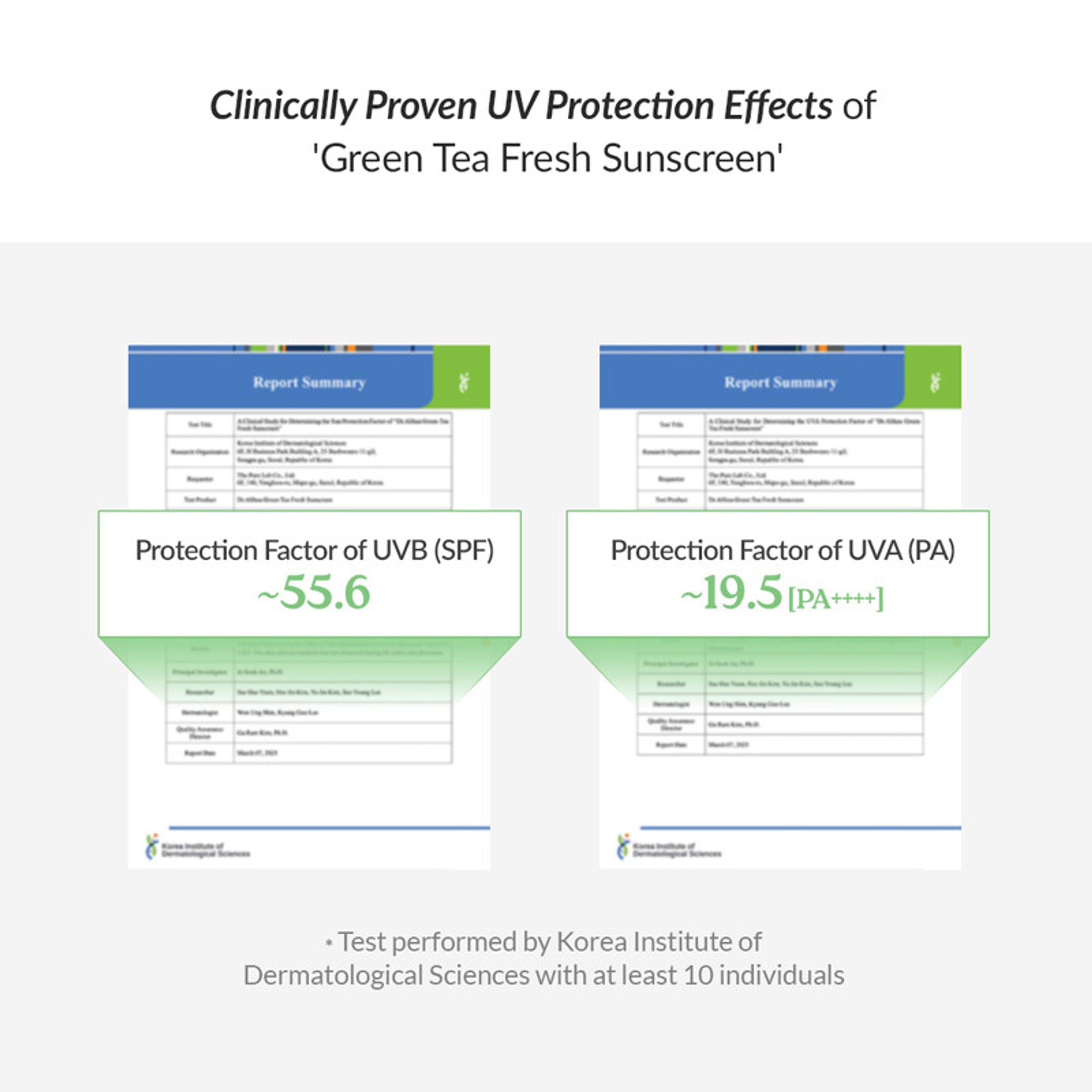 Dr.Althea Green Tea Fresh Sunscreen: Calming & Sebum Control SPF 50+ PA++++ Sun Cream - Distacart