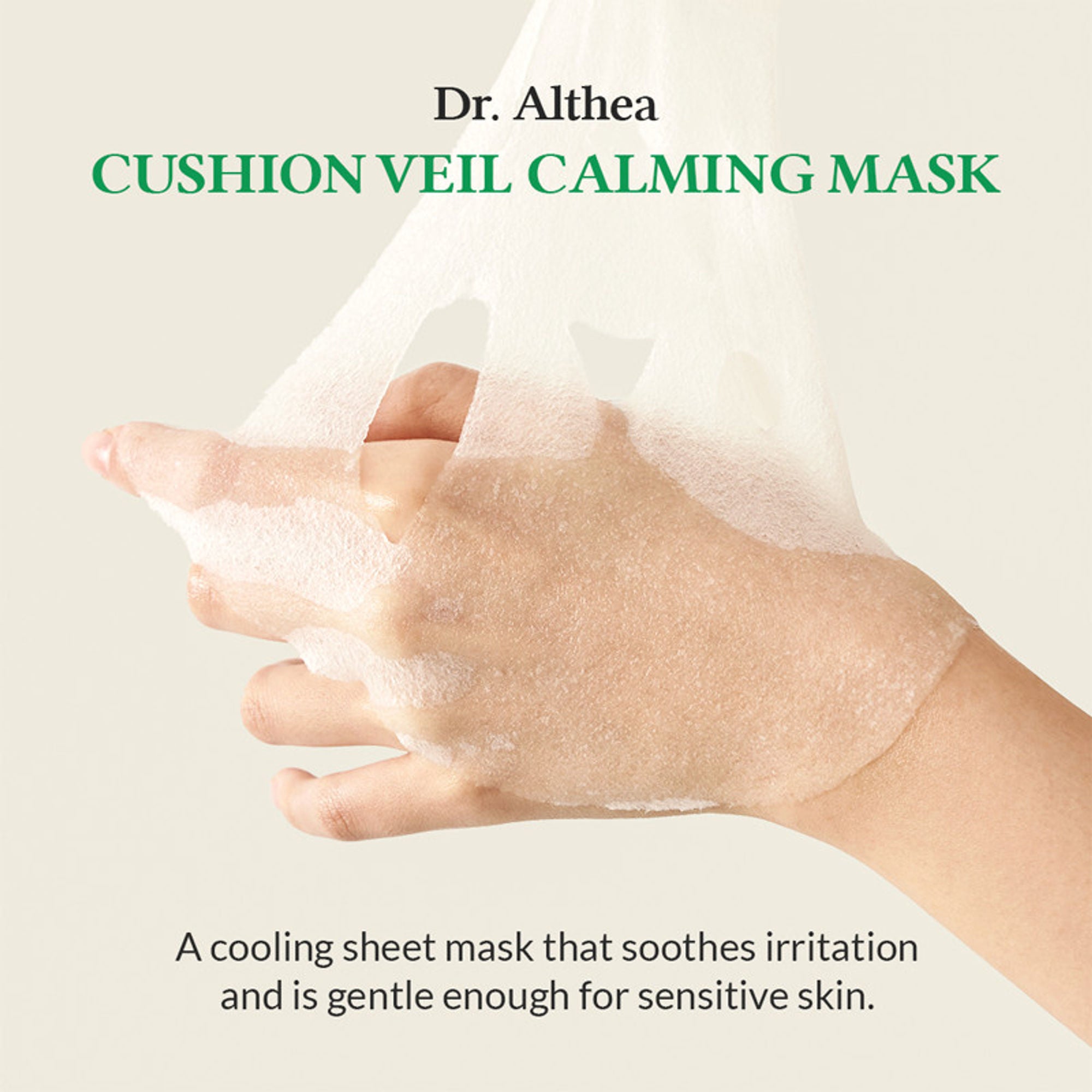 Dr.Althea Cushion Veil Calming Mask: Centella Soothing Sheet Mask for Irritated Skin - Distacart