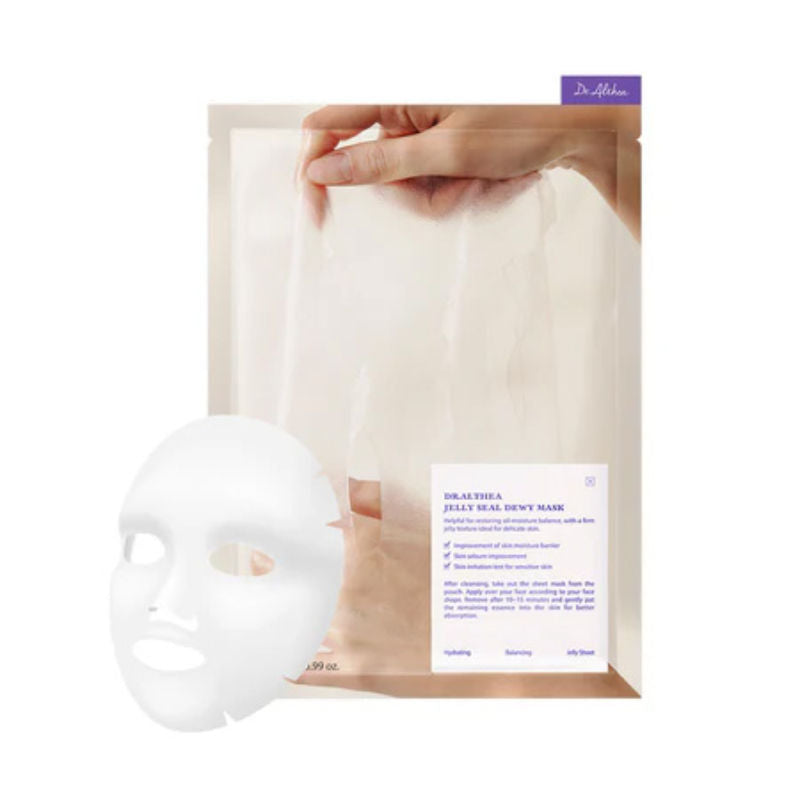 Dr.Althea Jelly Seal Dewy Mask: Intense Hydrating Sheet Mask for Dry Skin (Pack of 4) - Distacart