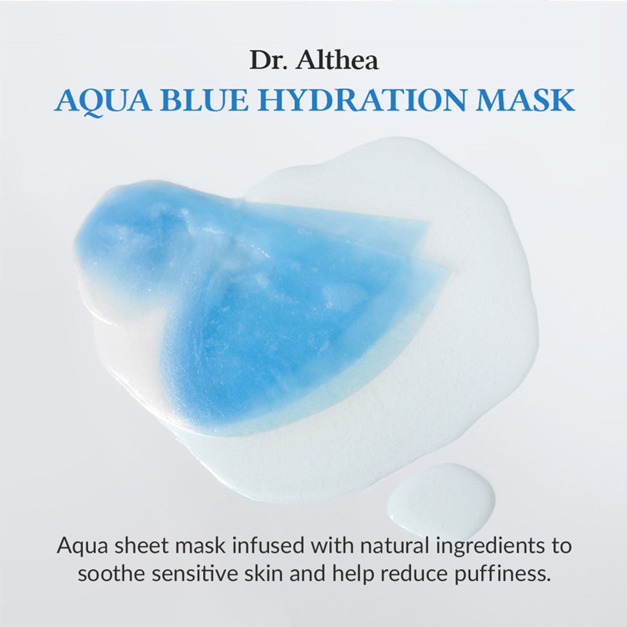 Dr.Althea Aqua Blue Hydration Mask: Deep Hydration Sheet Mask for Dehydrated Skin - Distacart