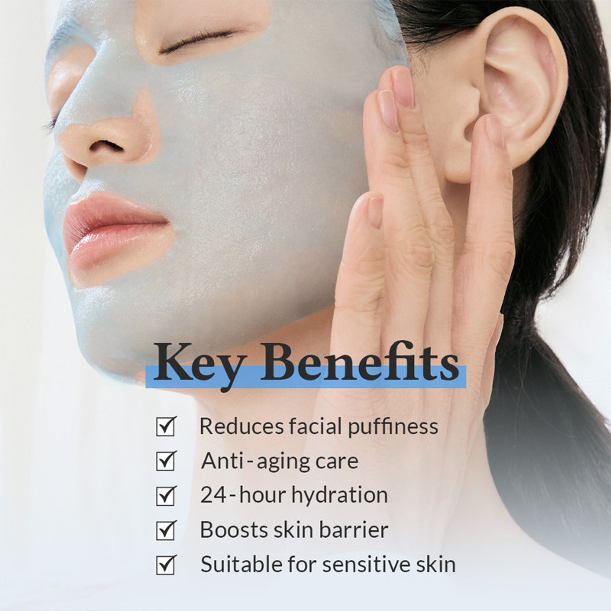 Dr.Althea Aqua Blue Hydration Mask: Deep Hydration Sheet Mask for Dehydrated Skin - Distacart