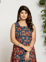 Thumbnail for Yufta Cotton A-Line Sleeveless Co-Ord Set