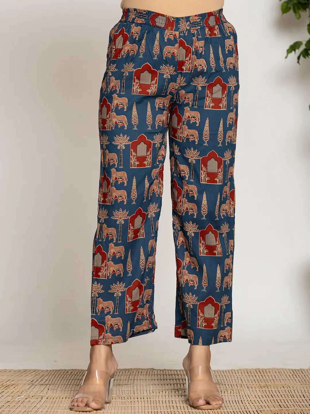 Yufta Cotton A-Line Sleeveless Co-Ord Set