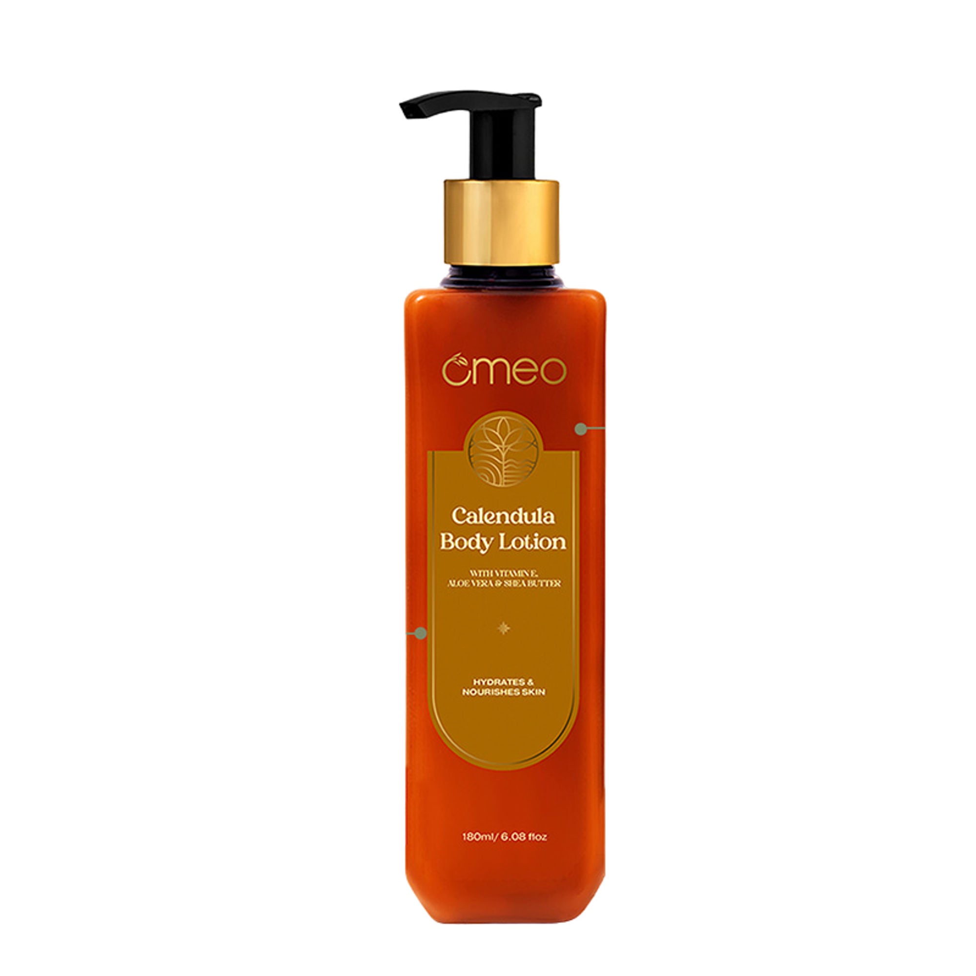 Omeo Calendula Body Lotion with Vitamin E, Aloe Vera & Shea Butter - Dista