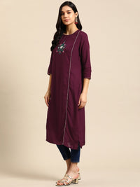 Thumbnail for All About You Women Floral Embroidered Kurta - Distacart