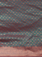 Thumbnail for Anouk Floral Zari Banarasi Saree - Distacart