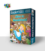Thumbnail for Advit Toys Alice in Wonderland - Jigsaw Puzzle | Educational Story Puzzle for Kids Age 5+ Years (100 Pieces + Educational Fun Fact Book Inside) - Dista
