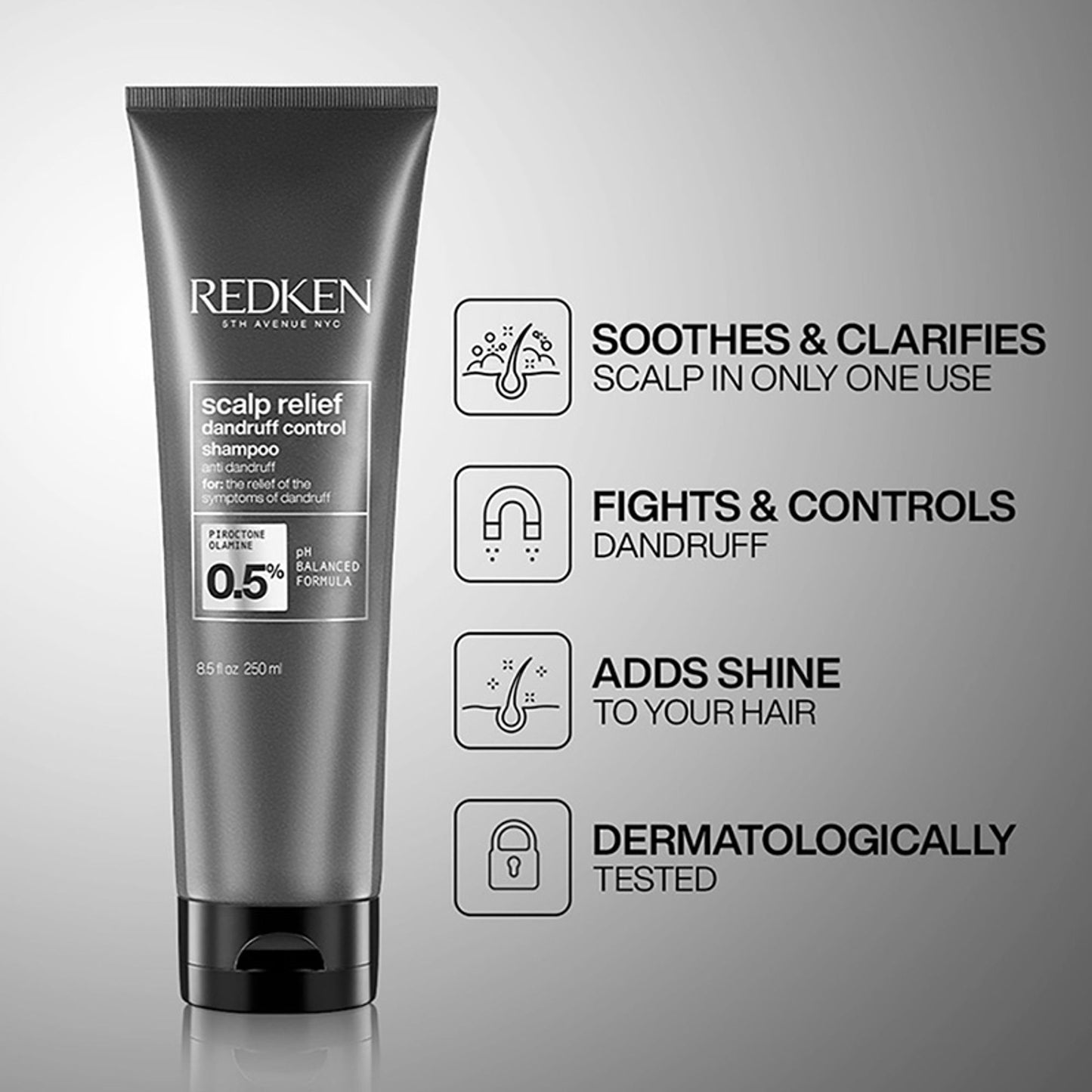 Redken Scalp Relief Anti Dandruff Shampoo For Men & Women - Distacart