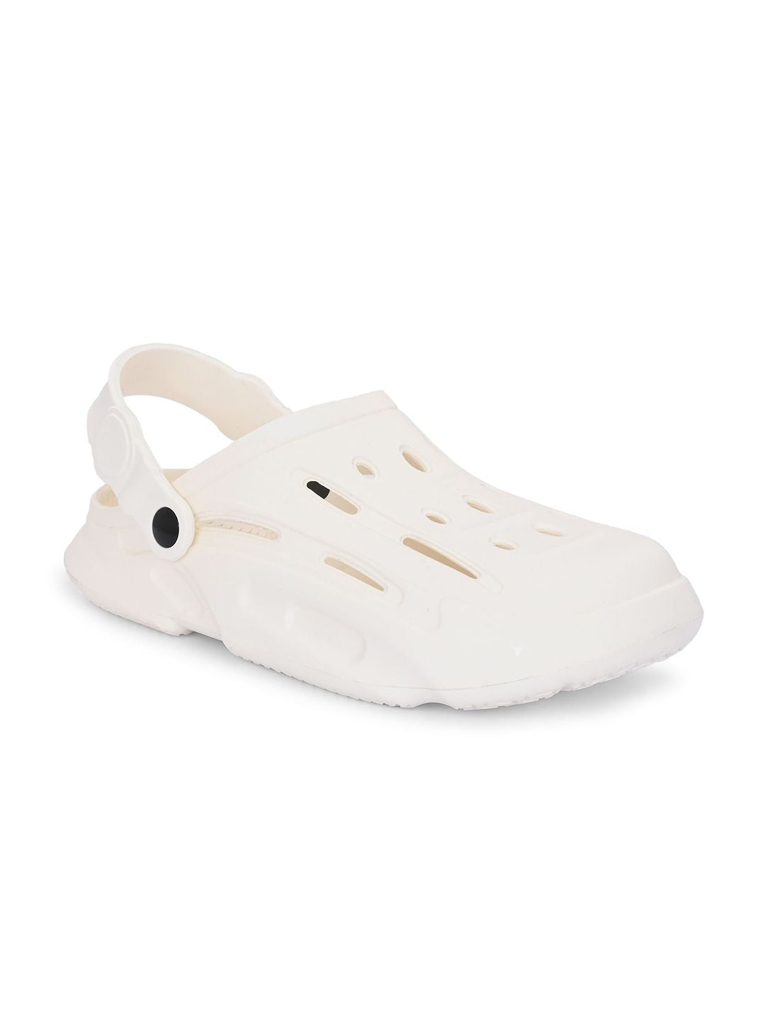 Roadster The Lifestyle Co. Men White Lightweight Clogs
