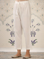 Thumbnail for Ode by House of Pataudi Brown & White Striped Shirt Collar Pure Cotton Kurta With Trousers - Distacart
