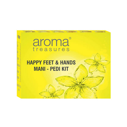 Aroma Treasures Happy Hands And Feet Mani Pedi Single Time Use Kit - Distacart