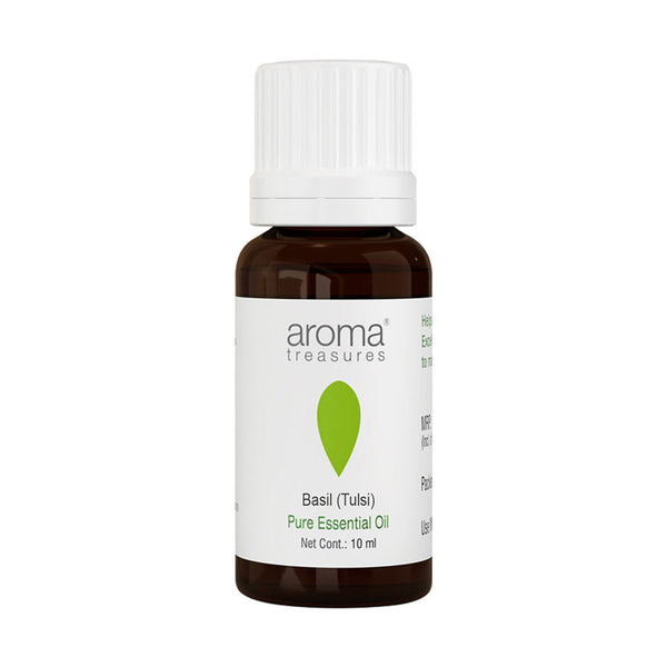 Aroma Treasures Basil (Tulsi) Pure Essential Oil