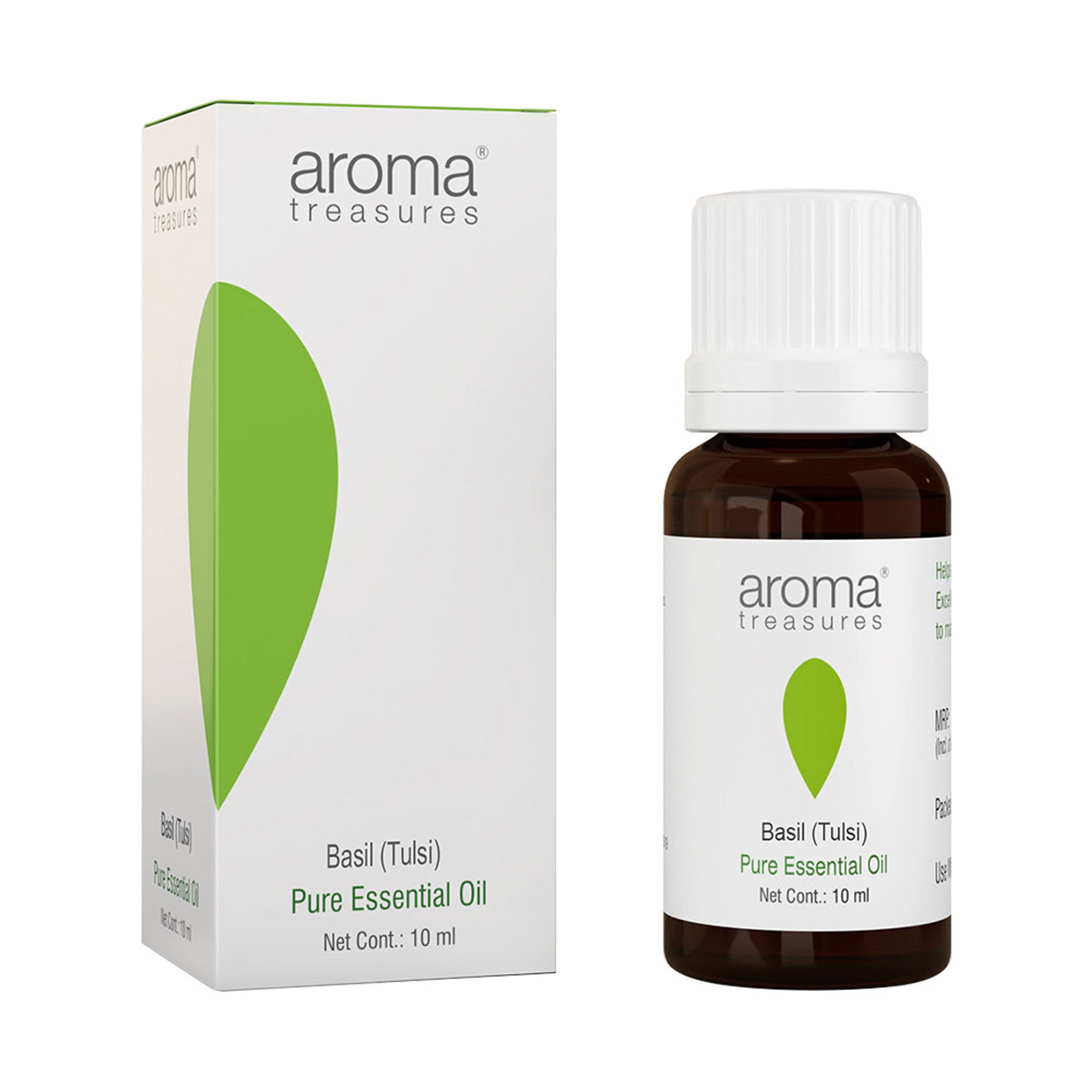 Aroma Treasures Basil (Tulsi) Pure Essential Oil - Distacart