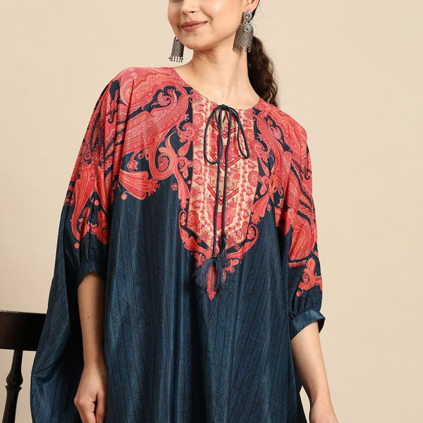 Anouk Women Ethnic Motifs Printed Kurta with Trousers - Distacart