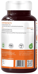 Thumbnail for bliss welness sugar management fenugreek extract 3x saponins veg capsule