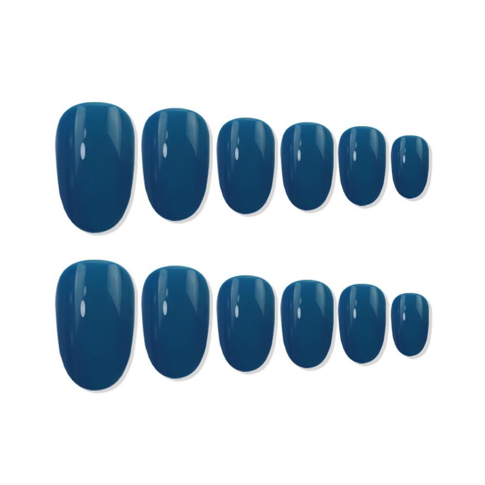 shills professional reusable press on nails oval spn516