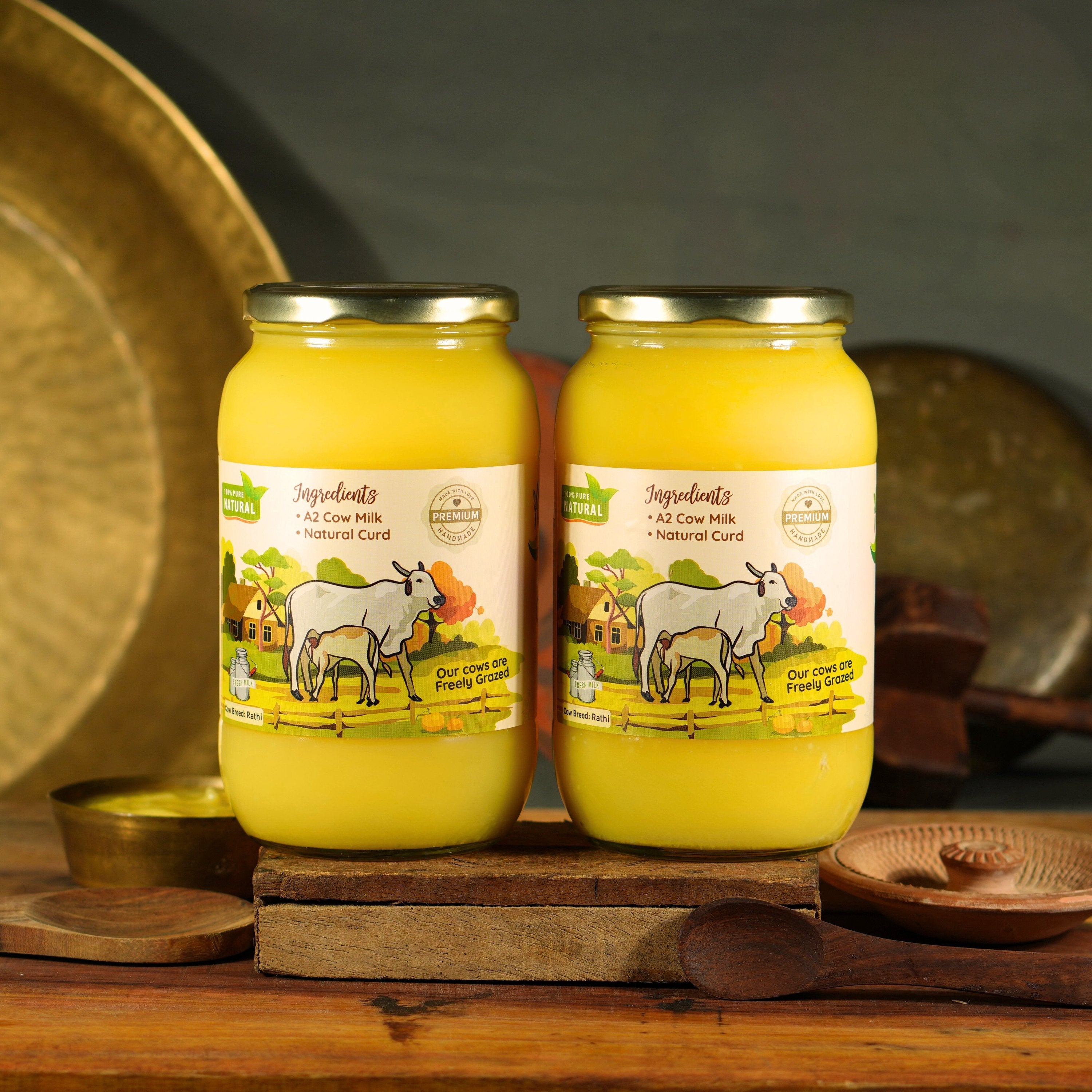 Kasutam A2 Desi Cow Bilona Ghee - Distacart