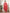Yufta Pure Cotton Red Anarkali Dupatta Pant Set
