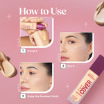 Thumbnail for Hilary Rhoda Super Cover Waterproof Foundation - Shell White 01 - Distacart