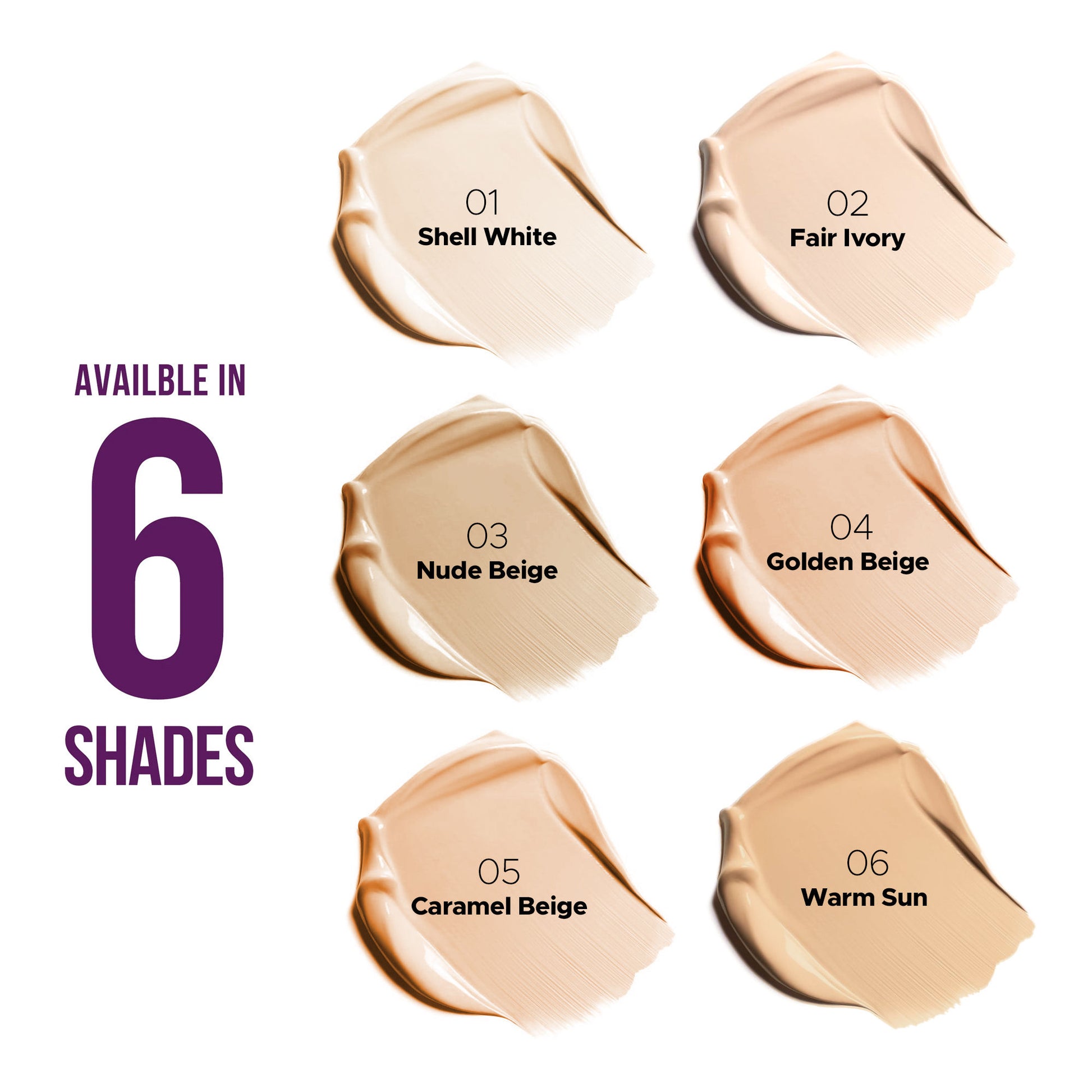 Hilary Rhoda Super Cover Waterproof Foundation - Shell White 01 - Distacart