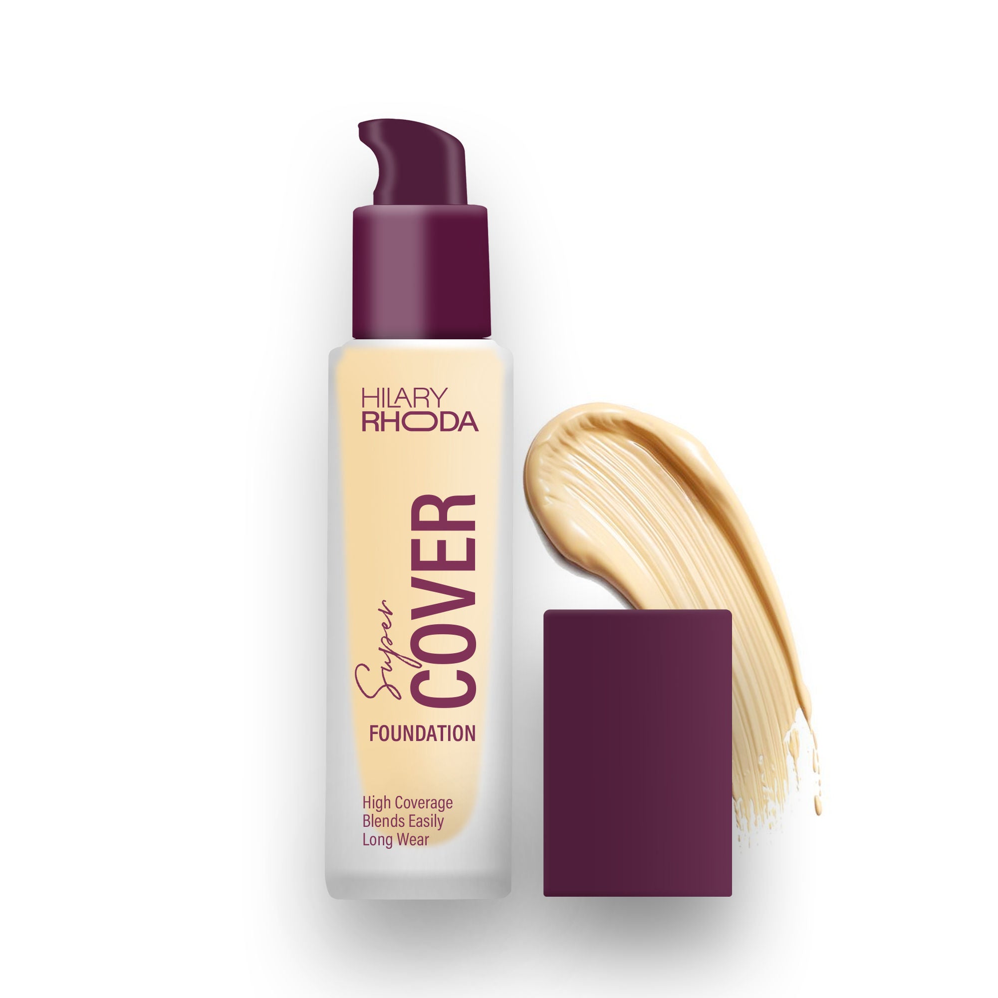 Hilary Rhoda Super Cover Waterproof Foundation - Golden Beige 04 - Distacart
