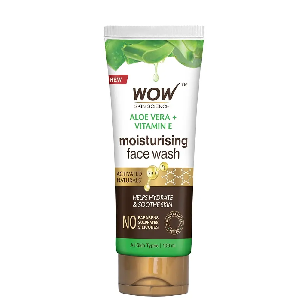 Wow Skin Science Aloe Vera Hydrating Face Wash Gel - Distacart