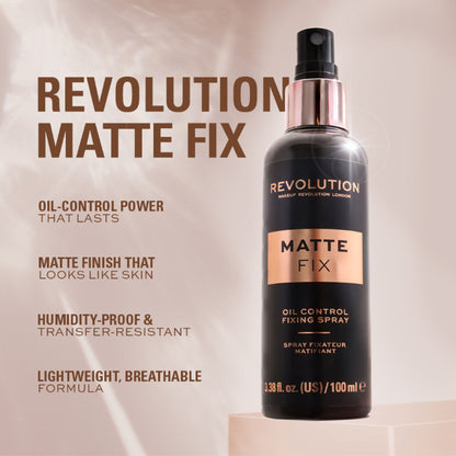 Makeup Revolution Oil Control Fixing Spray - Distacart