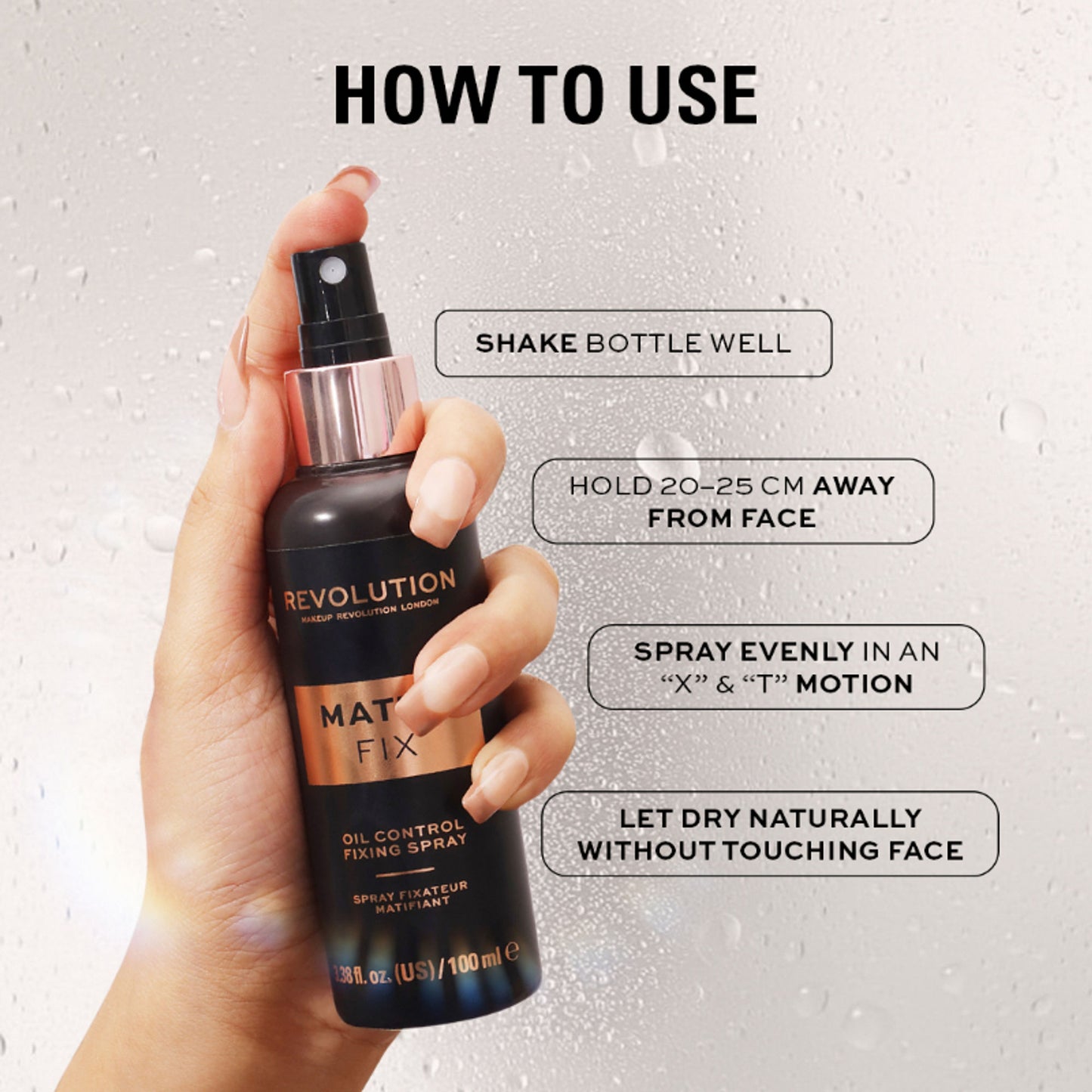 Makeup Revolution Oil Control Fixing Spray - Distacart