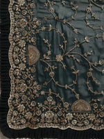 Thumbnail for kasee Floral Zari Pure Georgette Saree - Distacart