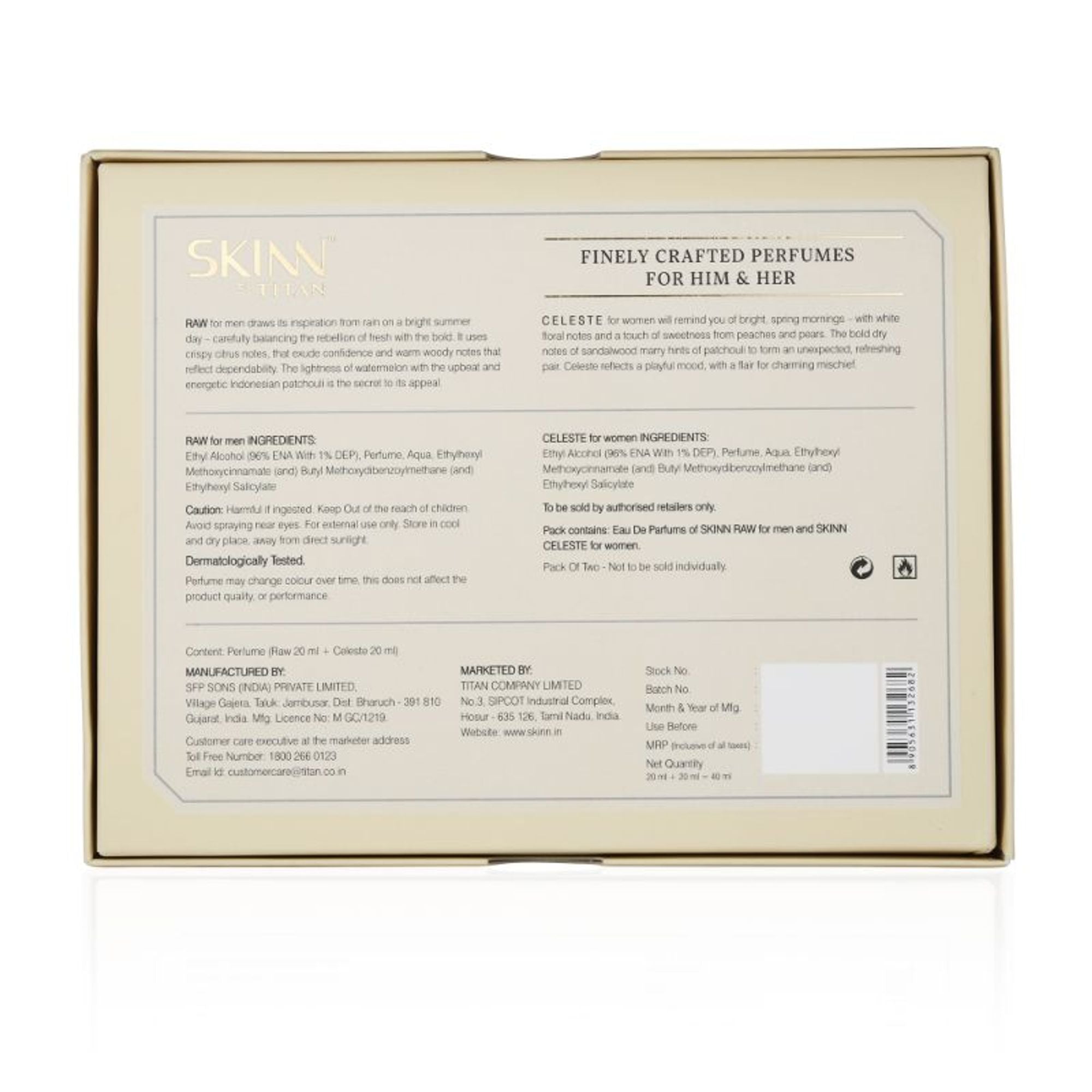 Skinn By Titan 20ml Combo Raw & Celeste - Dista