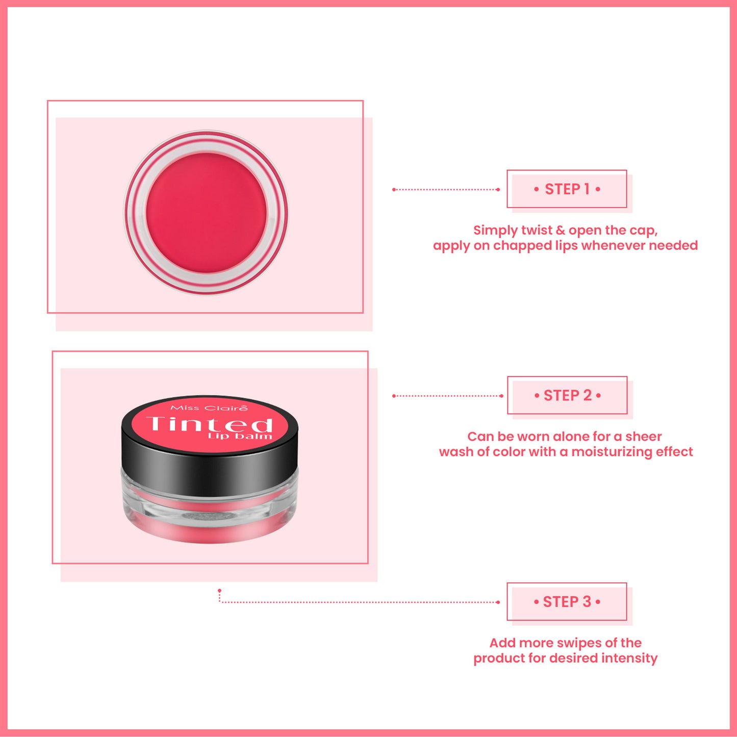 Miss Claire Tinted Lip Balm - 3 - Distacart