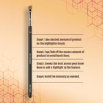 Thumbnail for Miss Claire M34 - Brow Highlighter Brush - Chrome