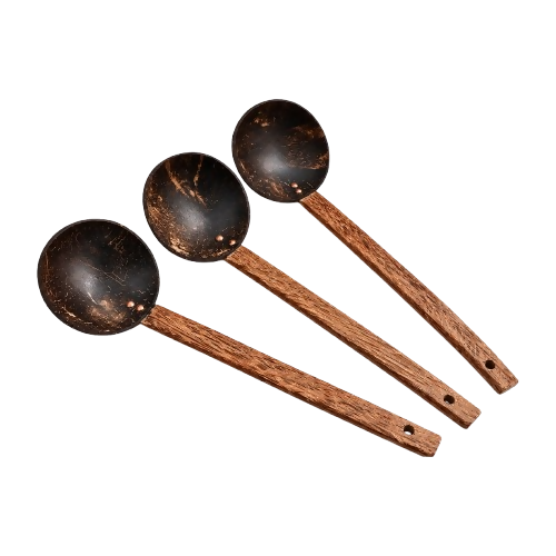 Thenga Coconut Shell Ladles/Spoon Set - Dista