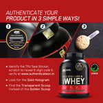 Thumbnail for Optimum Nutrition Gold Standard 100% Whey Protein Powder (Cookies & Cream)-2.27 kg