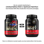 Thumbnail for Optimum Nutrition Gold Standard 100% Whey Protein Powder (Double Rich Chocolate) 907gm & Fish Oil-60 Capsules