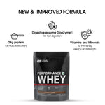 Thumbnail for Optimum Nutrition Performance Whey Protein Powder (Chocolate Milkshake)-1 kg