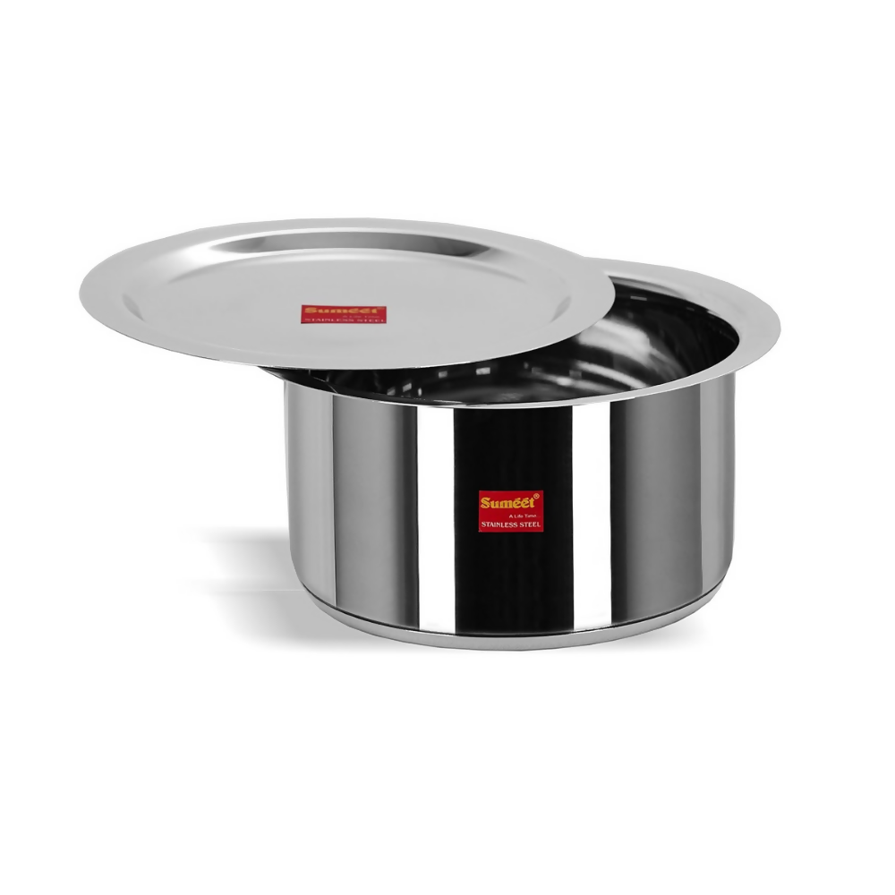 Sumeet Stainless Steel Encapsulated Bottom Induction & Gas Stove Friendly Container - Dista
