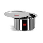 Thumbnail for Sumeet Stainless Steel Encapsulated Bottom Induction & Gas Stove Friendly Container - Dista
