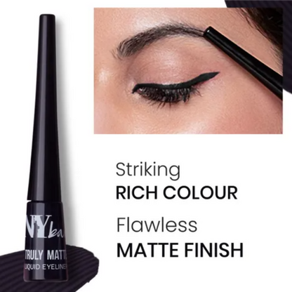 NY Bae Truly Matte Liquid Eyeliner - Bold Black - Distacart