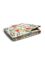 Thumbnail for AEROHAVEN Premium Cream-Coloured Floral Cotton 300 TC King Bedsheet & 2 Pillow Covers - Distacart