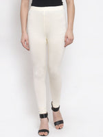 Thumbnail for TAG 7 Women Pack Of 2 Solid Churidar-Length Leggings - Distacart