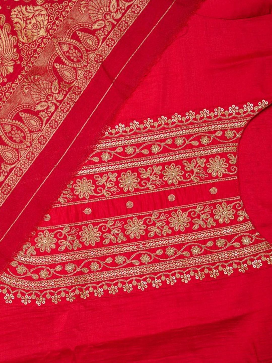 Ode by House of Pataudi Pink Ethnic Motifs Straight Kurta & Trousers With Dupatta - Distacart