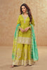 Anaita Olive Silk Readymade Suit with Embroidery & Sequence Work - Dista