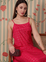 Thumbnail for Ode by House of Pataudi Floral Printed Regular Kurta with Trousers - Distacart