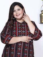Thumbnail for Swasti Floral Embroidered Cotton Kurta
