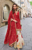 Anaita Red Heavy Chinon Silk Palazzo Suit With Sequence Work - Distacart