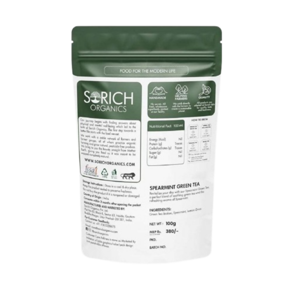 Sorich Organics Spearmint Green Tea - Distacart
